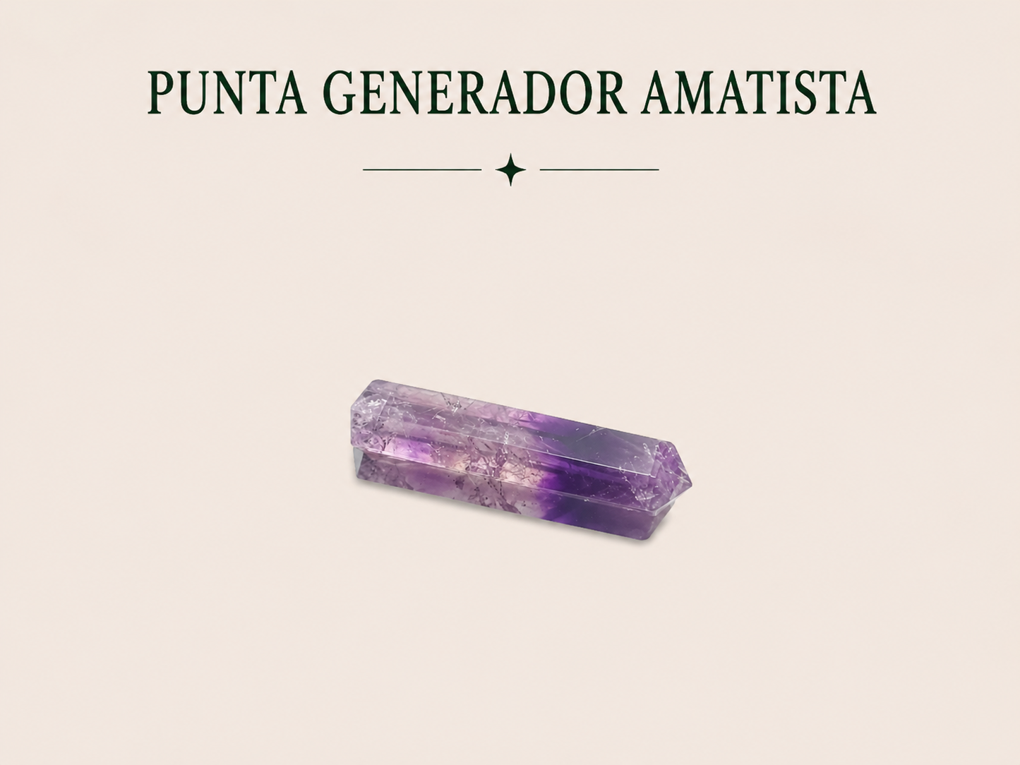 Punta generador amatista