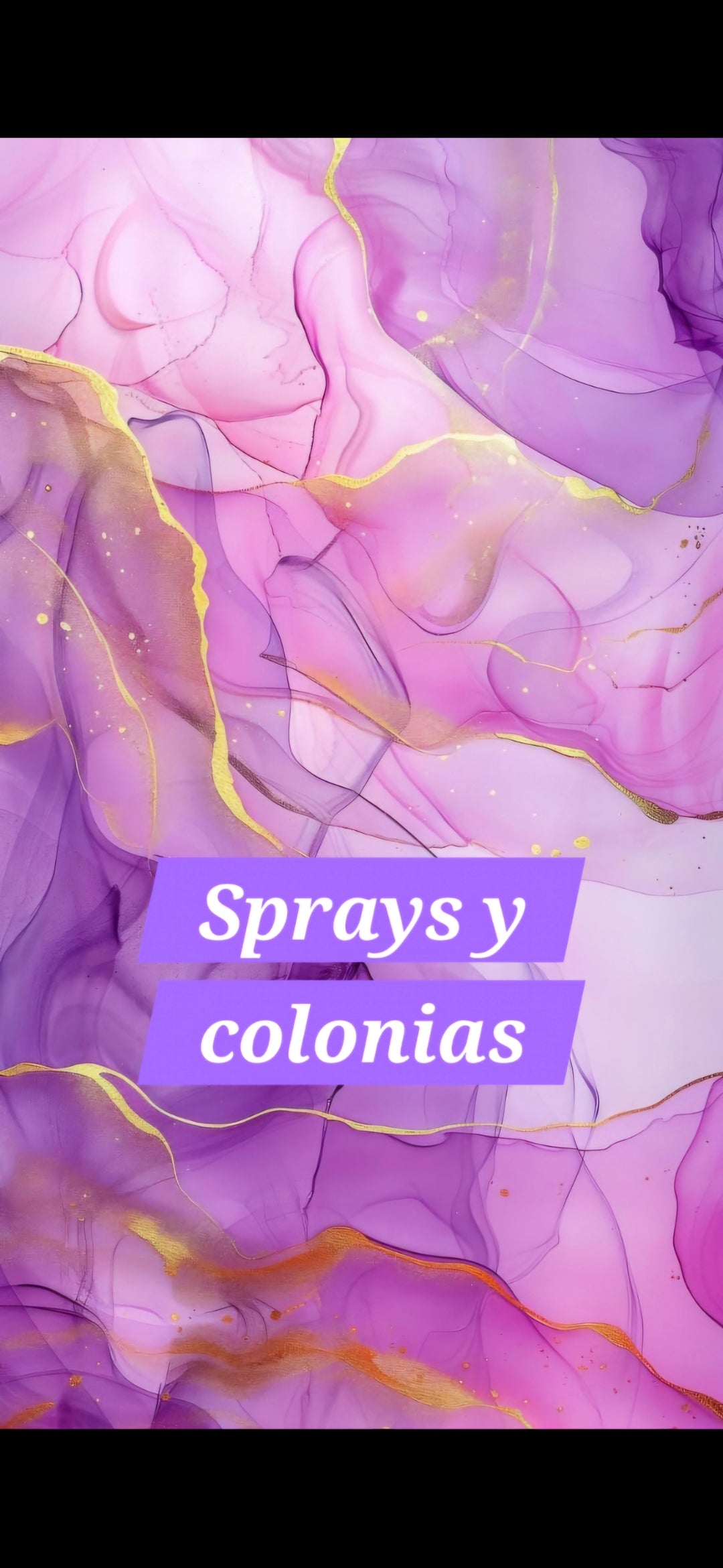 Sprays y colonias