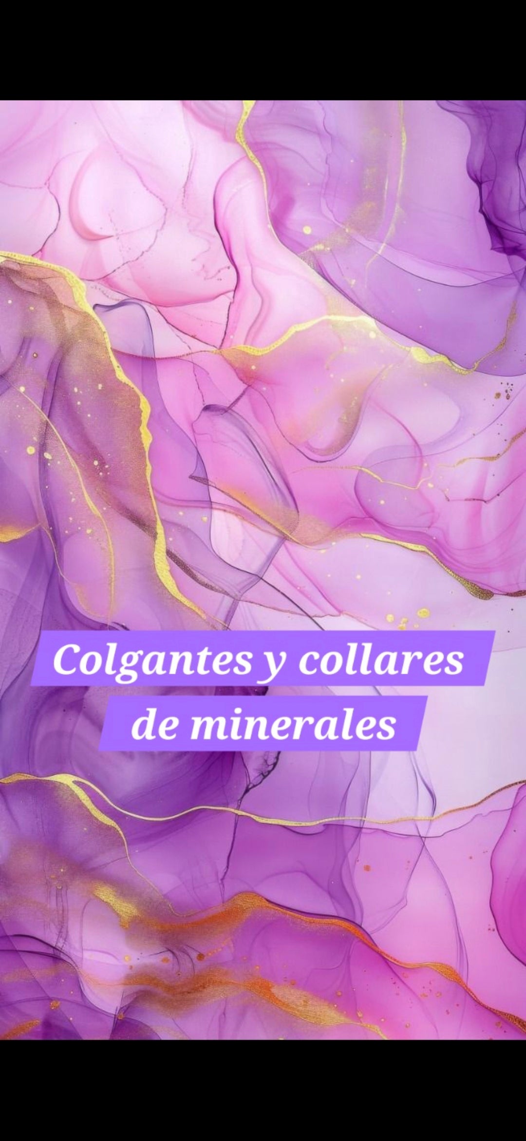 Colgantes y collares minerales