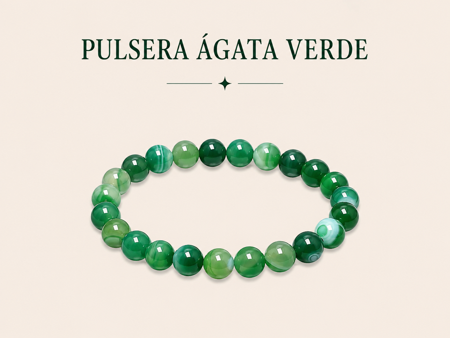 Pulsera Ágata Verde