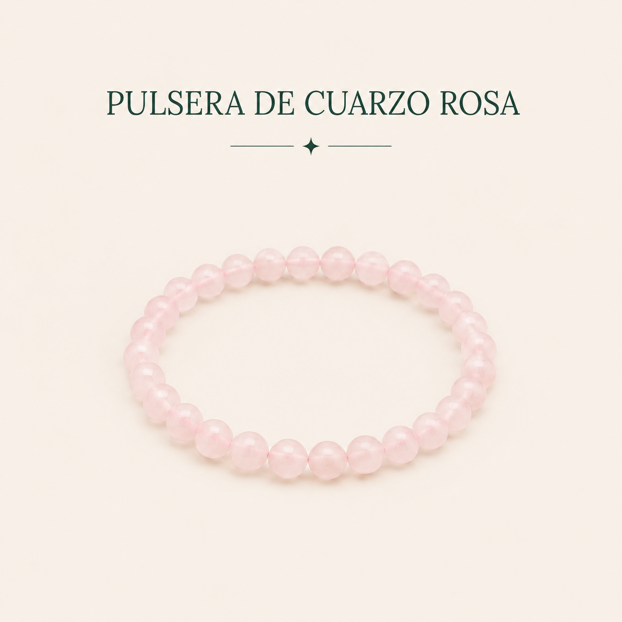Pulsera Cuarzo rosa