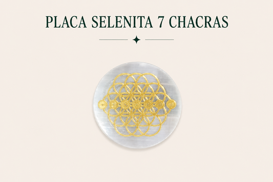 Placa selenita chakras