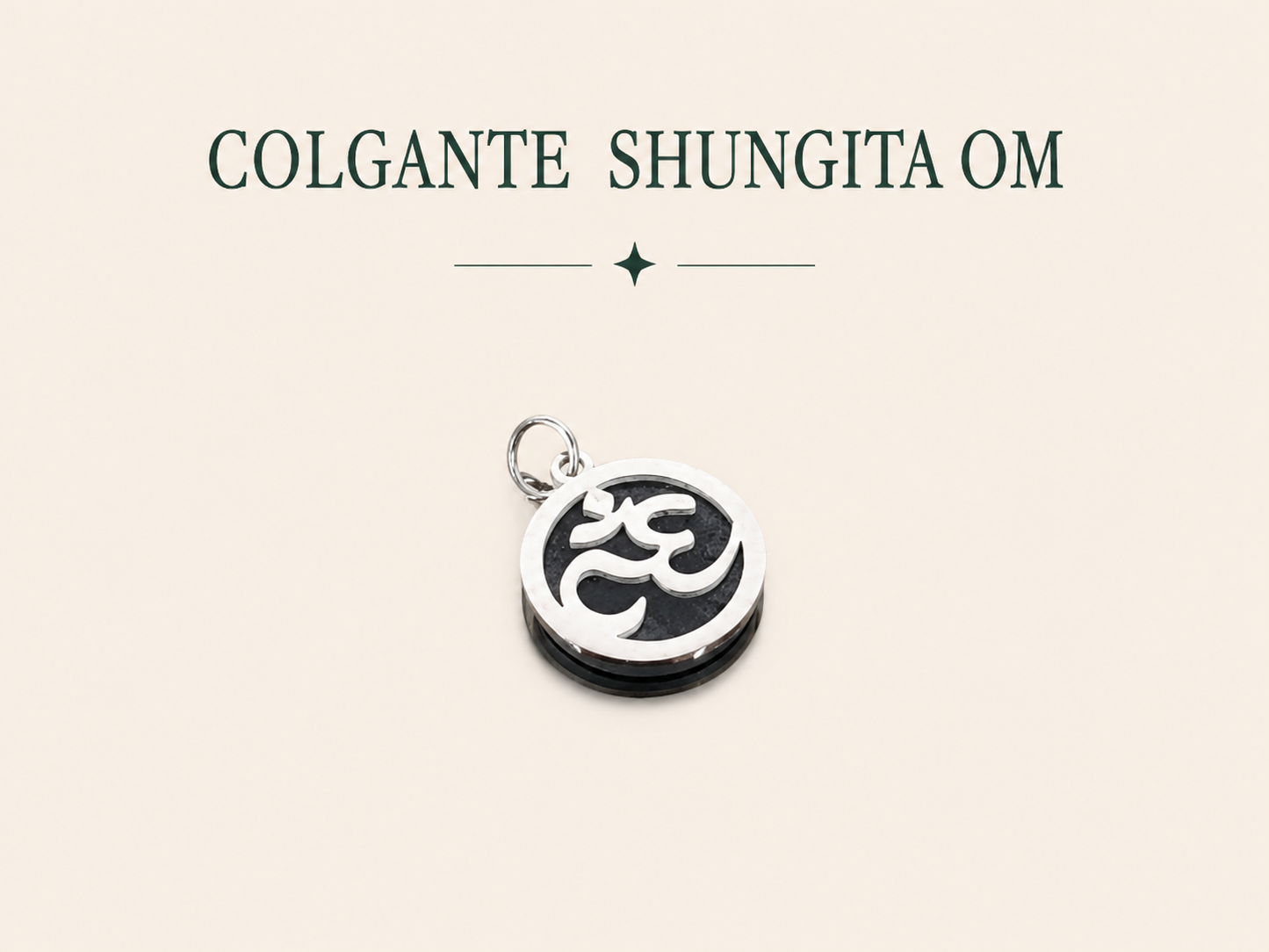 Colgante shungita OM