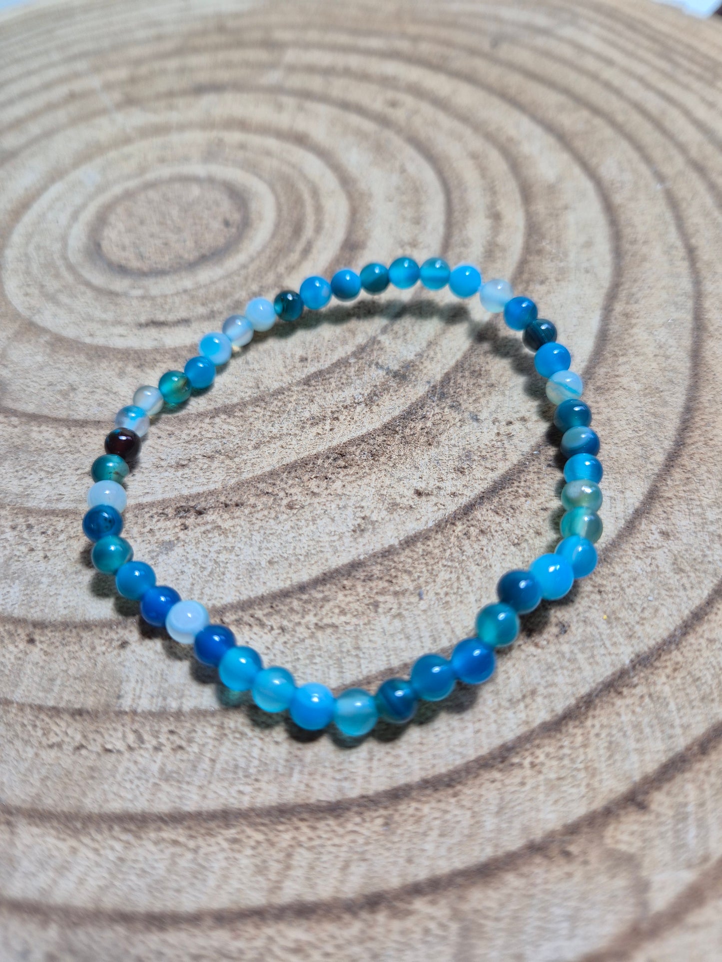 Pulsera Ágata azul